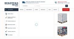 Desktop Screenshot of dekotekstrade.com